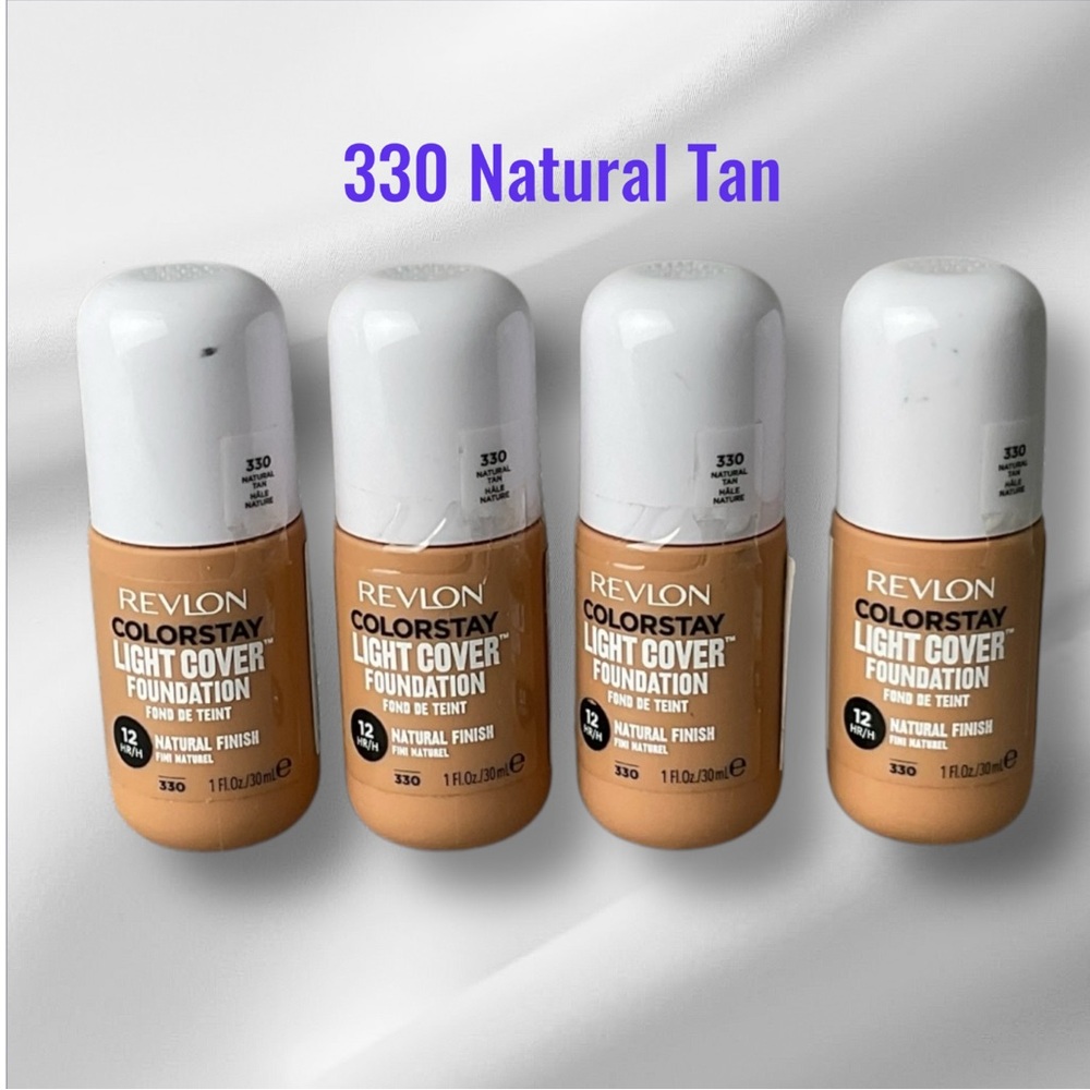 Revlon Colorstay Light Coverage Foundation Long Wear Makeup 330 Natural Tan